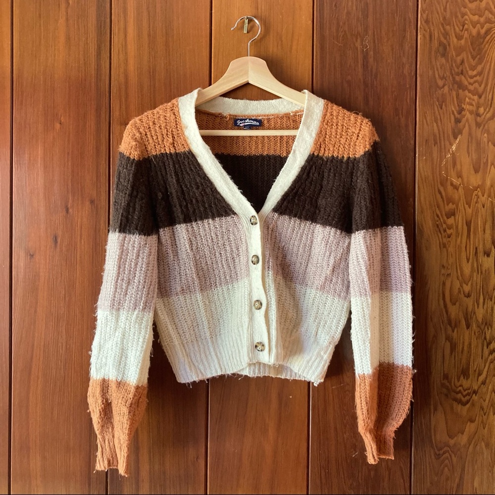 Freedom chunky cropped cardigan, XS